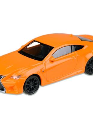 Машина металева lexus rc "welly" масштаб 1:43 (masiki.kiev.ua) жовтогарячий