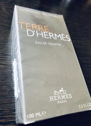 Terre d’hermes 100ml гермес терре мужские духи терра стойкие
