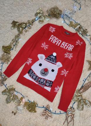 Новорічний светр світер новогодний свитер