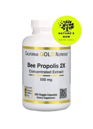 Прополіс бджолиний 500 мг — 240 капсул/california gold nutrition