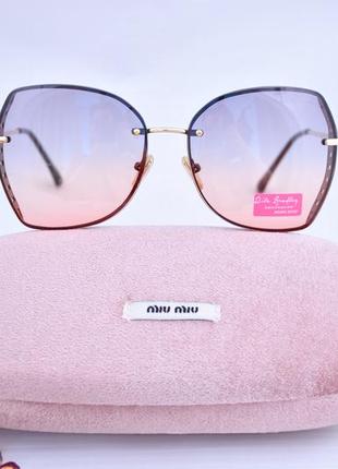 Уценка с дефектами! красивые солнцезащитные градиентные очки rita bradley очки