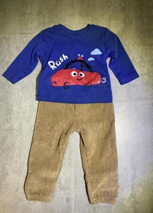 Новий костюм двійка на хлопчика 6-9 місяців (без етикетки)