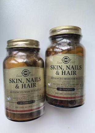 Вітаміни для волосся, шкіри та нігтів, solgar skin, nails, hair, iherb