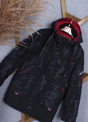 Куртка мальчиковая демисезонная утепленная подкладка подросток 10-14л (140-164 см) amodeski - это мода и стиль4 фото