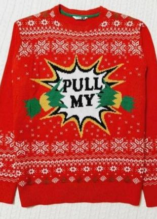 Новорічний светр світер новогодний свитер