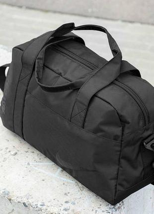 Молодежная спортивная сумка nike just do it black черная текстильная для спортзала и фитнеса на 27л5 фото
