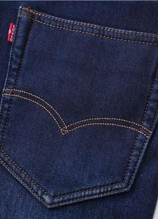 Утеплені чоловічі джинси на флісі levis 31,33,34,35,36,387 фото