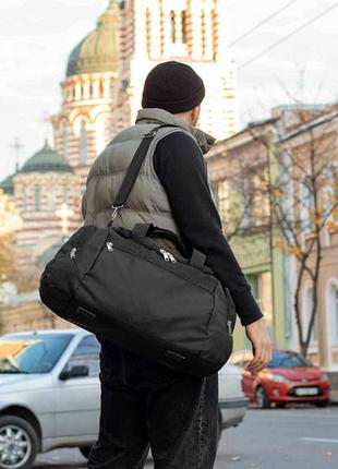 Мужская спортивная сумка simplicity для тренировок дорожная вместительная на 36л
