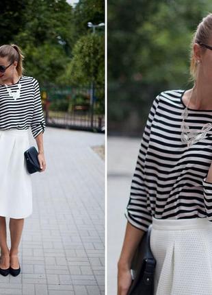 Xl/50-52 шикарная шифоновая блузка в полоску,новая