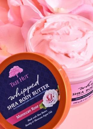 Баттер для тіла tree hut moroccan rose whipped body butter 240 г