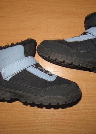 Термо ботинки quechua waterproof snow contact демисезонные еврозима7 фото