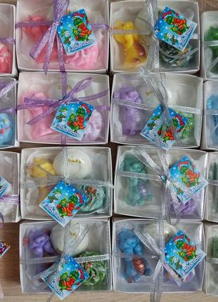 Подарочный набор. мыло ручной работы. подарок для детей. мыло детское