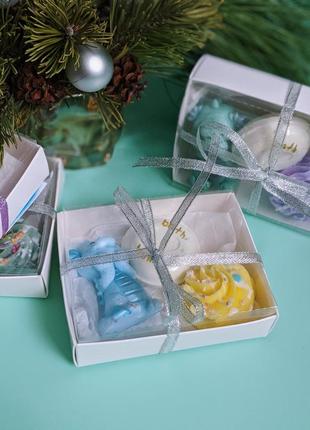 Подарочный набор. мыло ручной работы. подарок для детей. мыло детское