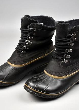 Sorel женские сапоги ботинки зимние черные кожаные размер 405 фото