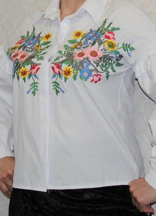 Блуза вишиванка в стилі бохо