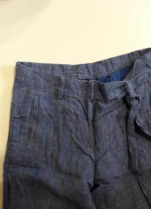 Фирменные льняные брюки штаны2 фото
