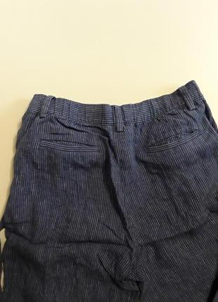 Фирменные льняные брюки штаны3 фото