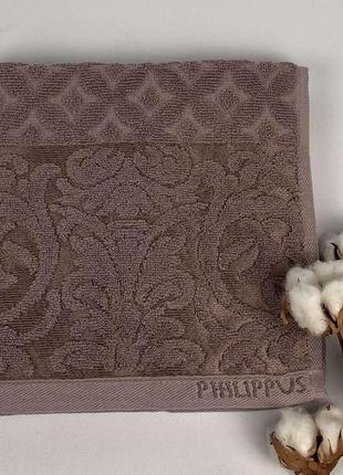 Рушник philippus lux cotton 50x90 denise фіолетовий(е838)