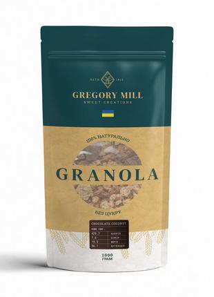 Гранола gregory mill chocolate coconut, 1000 г1 фото