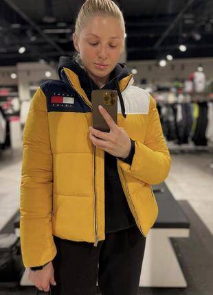 Пуховик пуфер куртка tommy hilfiger jeans оригінал