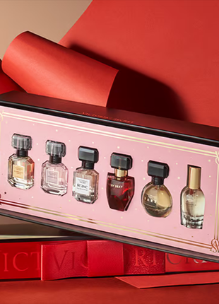 Коллекция  парфюмерной воды victoria's secret fragrance discovery set