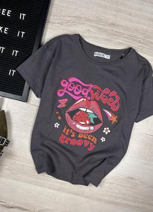 Футболка с принтом inside