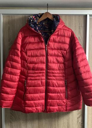 Зимняя красная куртка # размер 522 фото
