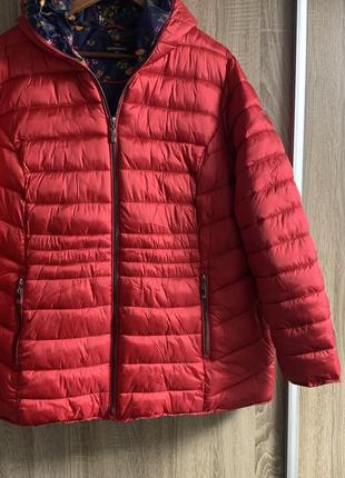 Зимняя красная куртка # размер 5210 фото