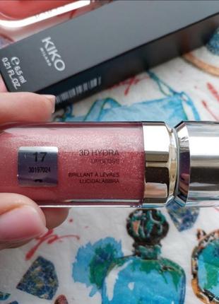 Kiko milano 3d hydra lipgloss смягчающий блеск для губ с эффектом 3d 17