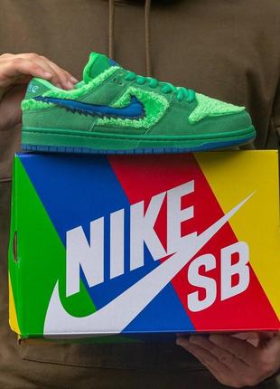 Зимние кроссовки nike sb dunk low grateful dead bears neymar натуральные замша и мех8 фото