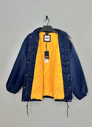 Tommy jeans утепленная куртка, из плотного нейлона, в винтажном стиле2 фото