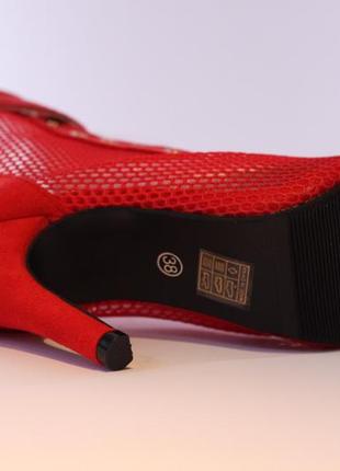 Красная обувь для танцев high heels хилс хилсы3 фото