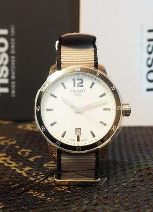 – 45% | швейцарський годинник tissot quickster t095.410.17.037.00 (оригінальний, з биркою)2 фото