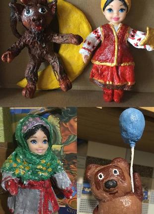 Новогодняя игрушка солоха украинка малышка сувенир handmade8 фото