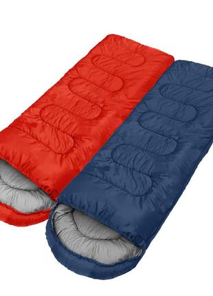 Спальний мішок зимовий (спальник) ковдра з капюшоном e-tac winter red4 фото