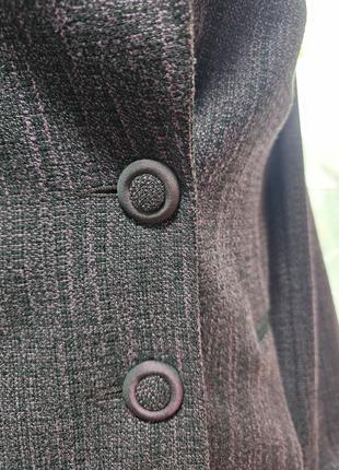 Однобортний приталенний піджак пьер карден, базовий офісний піджак4 фото