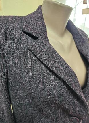 Однобортний приталенний піджак пьер карден, базовий офісний піджак6 фото