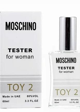 Тестер moschino toy 2- новый, нежный игривый, жизнерадостный аромат!