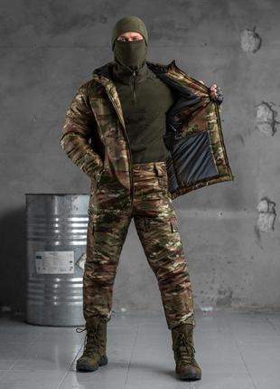 Тактический зимний костюм мультикам , тактическая военная форма