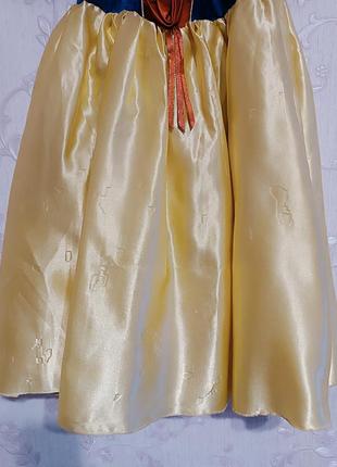 Карнавальна сукня білосніжки george на 3-4 роки зріст 98-104 см3 фото