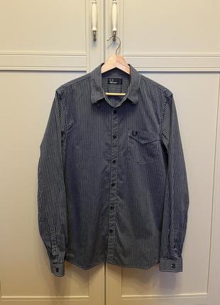 Мужская рубашка fred perry (s-m размер, оригинал)1 фото