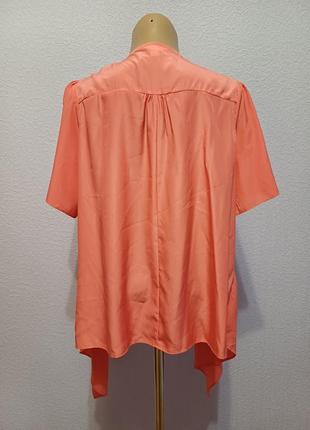 Нарядна блуза з імітацією накидки кардиган5 фото