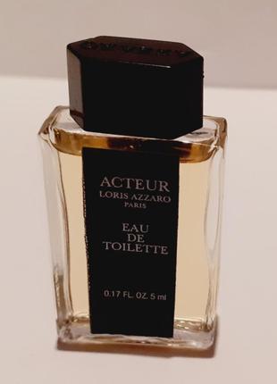 Acteur azzaro eau de toilette для мужчин 5 ml винтажная миниатюра