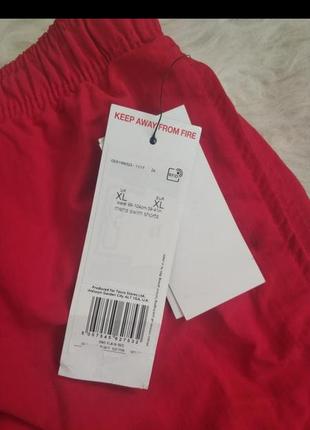 Нові яскраві червоні шорти для плавання f&f.6 фото