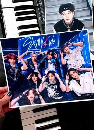 Постеры k-pop формат а5 а4 кей поп плакат фото blackpink stray kids j(i)-del открытка