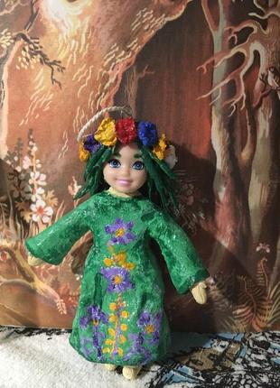 Новорічна іграшка лісова мавка українка малятко handmade