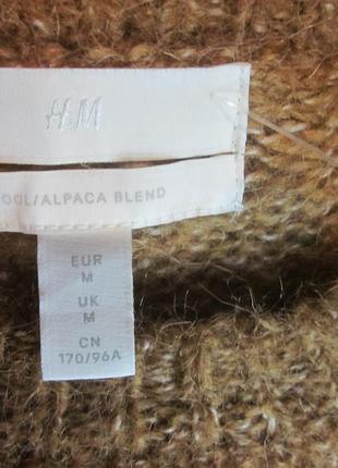 Светр h&amp;m wool/alpaca blend розмір m новий6 фото