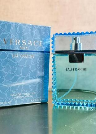 Чоловіча туалетна вода versace man eau fraiche (версаче мен фреш) 100 мл1 фото