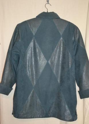 Куртка з вставками лазерним напиленням3 фото