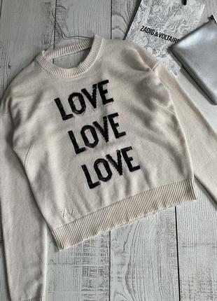 Кашемировый мирер с вырезом на спине zadig &voltaire pp m